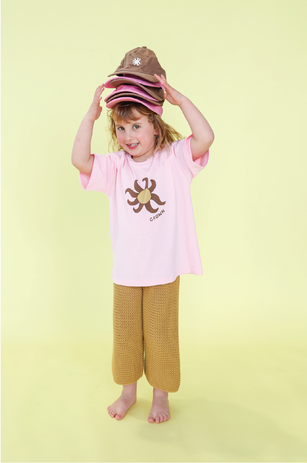 Organic Sunny Tee - Pinky