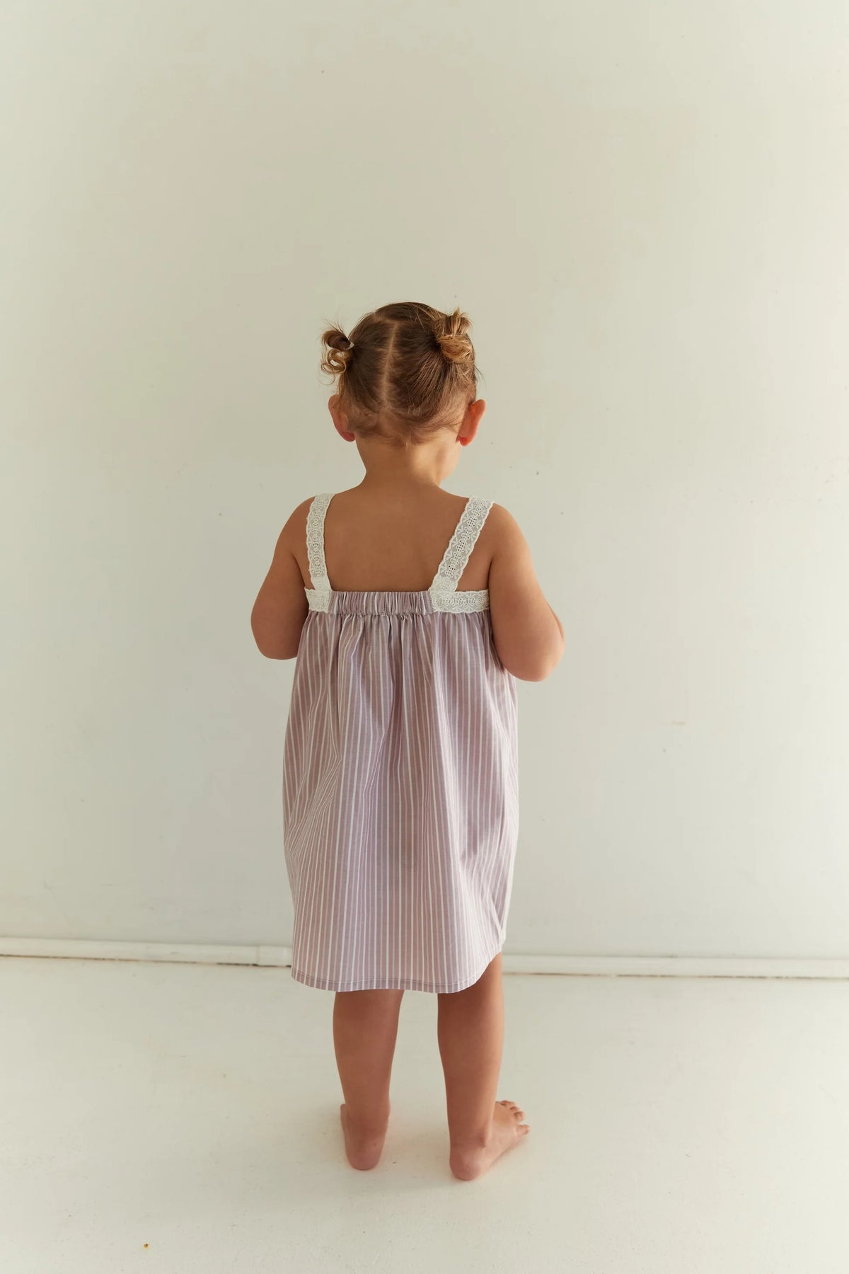 JNR Valerie Dress - Rosa Stripe