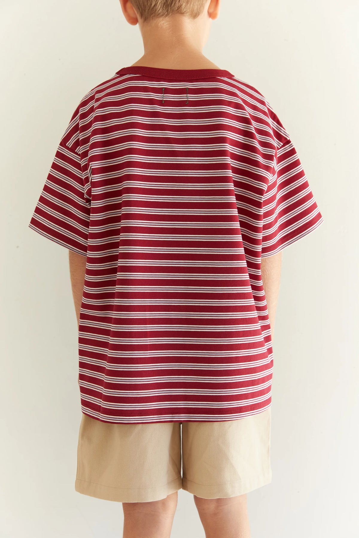 Zion Tee - Cherry Stripe