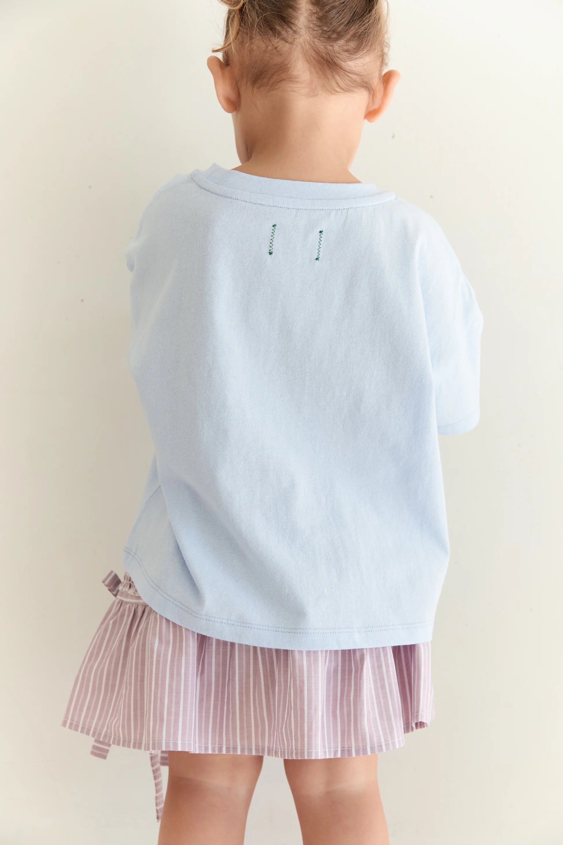 Patchwork Tee - Sky