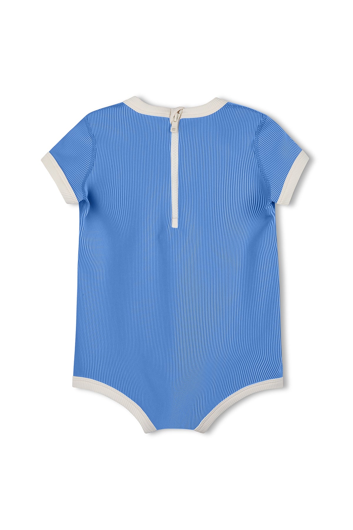 Mini Stripe Rib Infant Onesie - Sky Blue