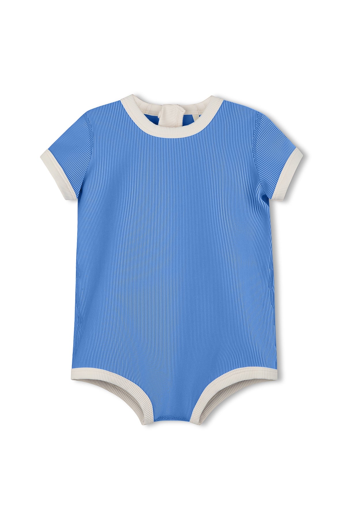 Mini Stripe Rib Infant Onesie - Sky Blue