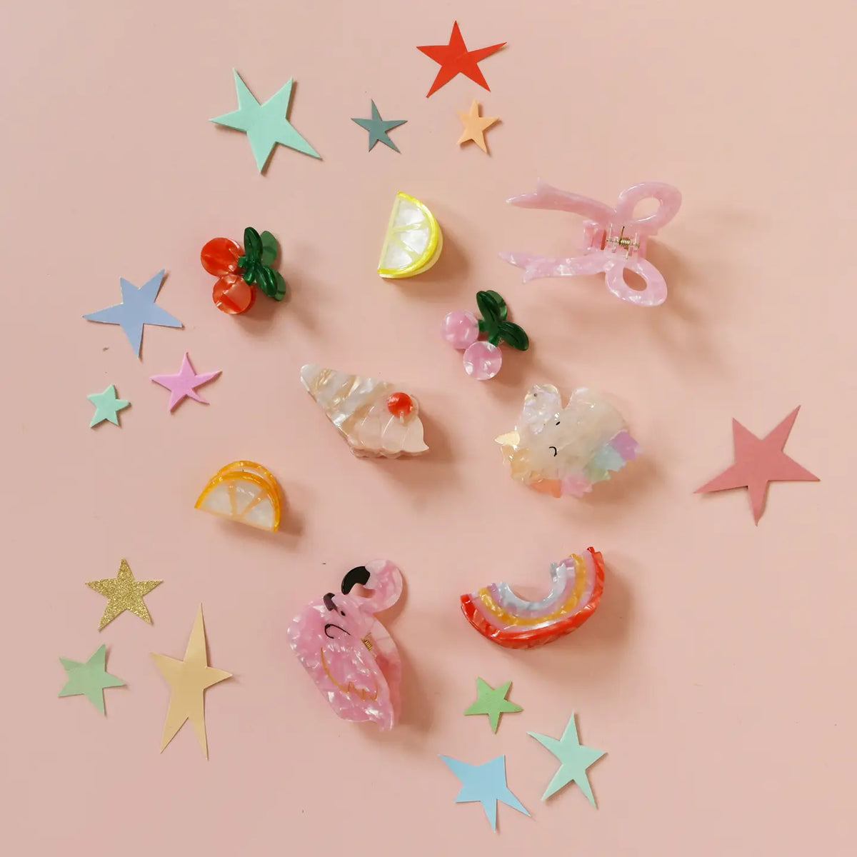 Sweet Cherries Claw Clips 2 Pack