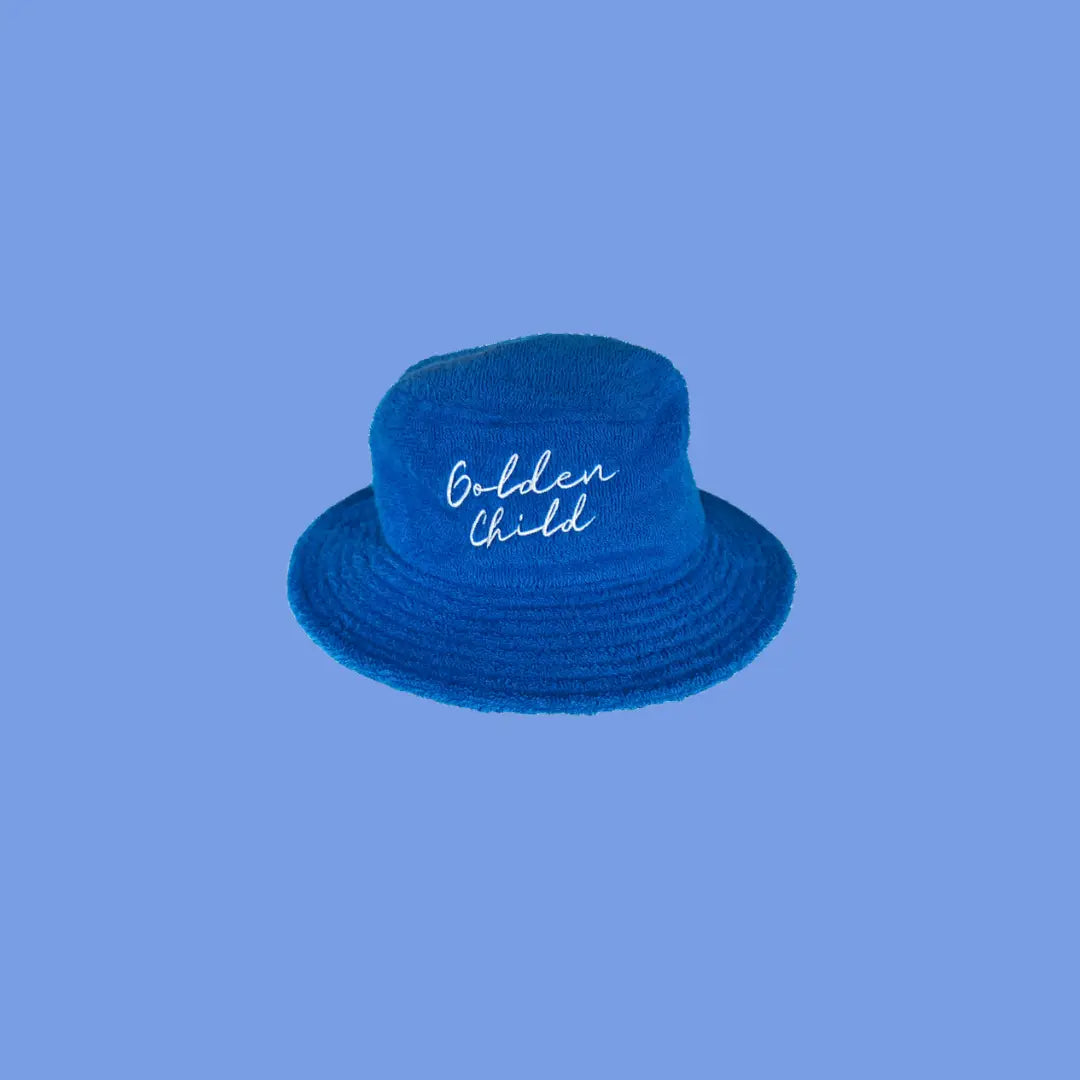Endless Summer Brimmed Terry Hat - Electric