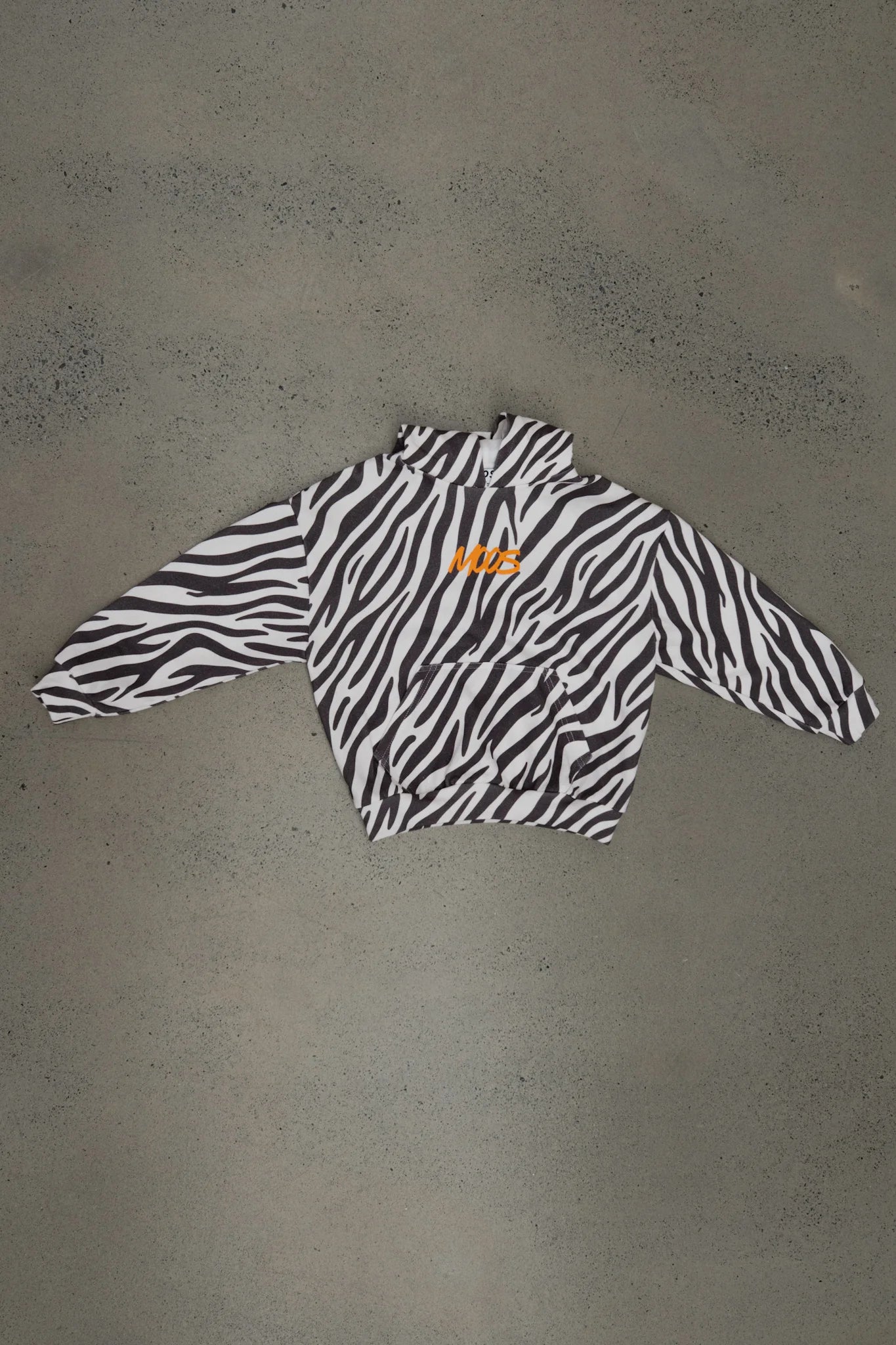 Zebra Hoodie - Black