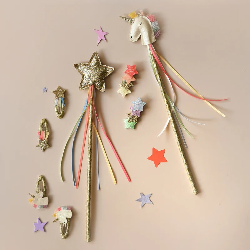 Rainbow Shooting Star Clips