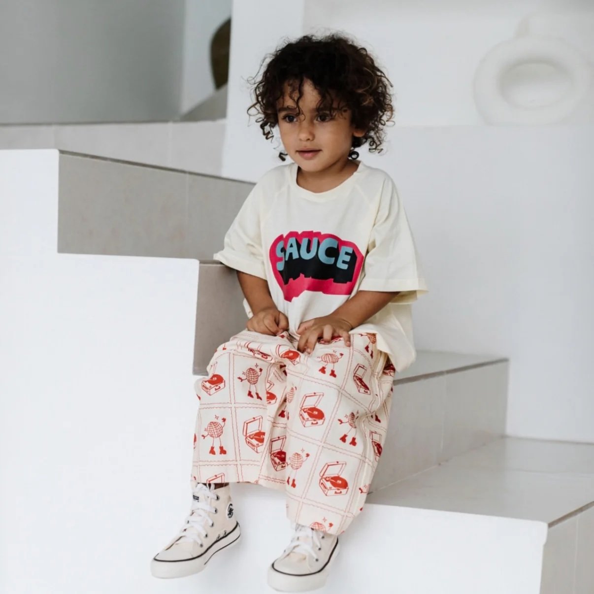 sauce mini ~ dance pant tangerine