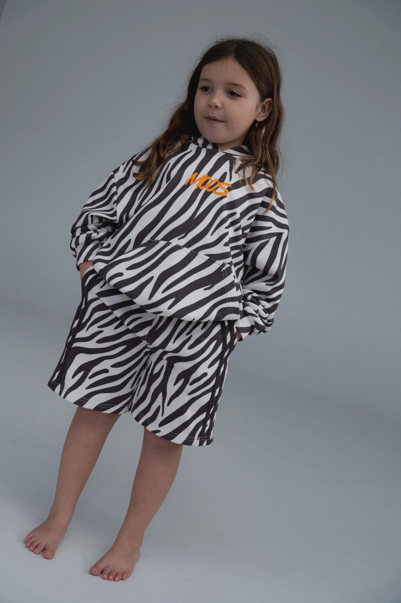 Zebra Hoodie - Black
