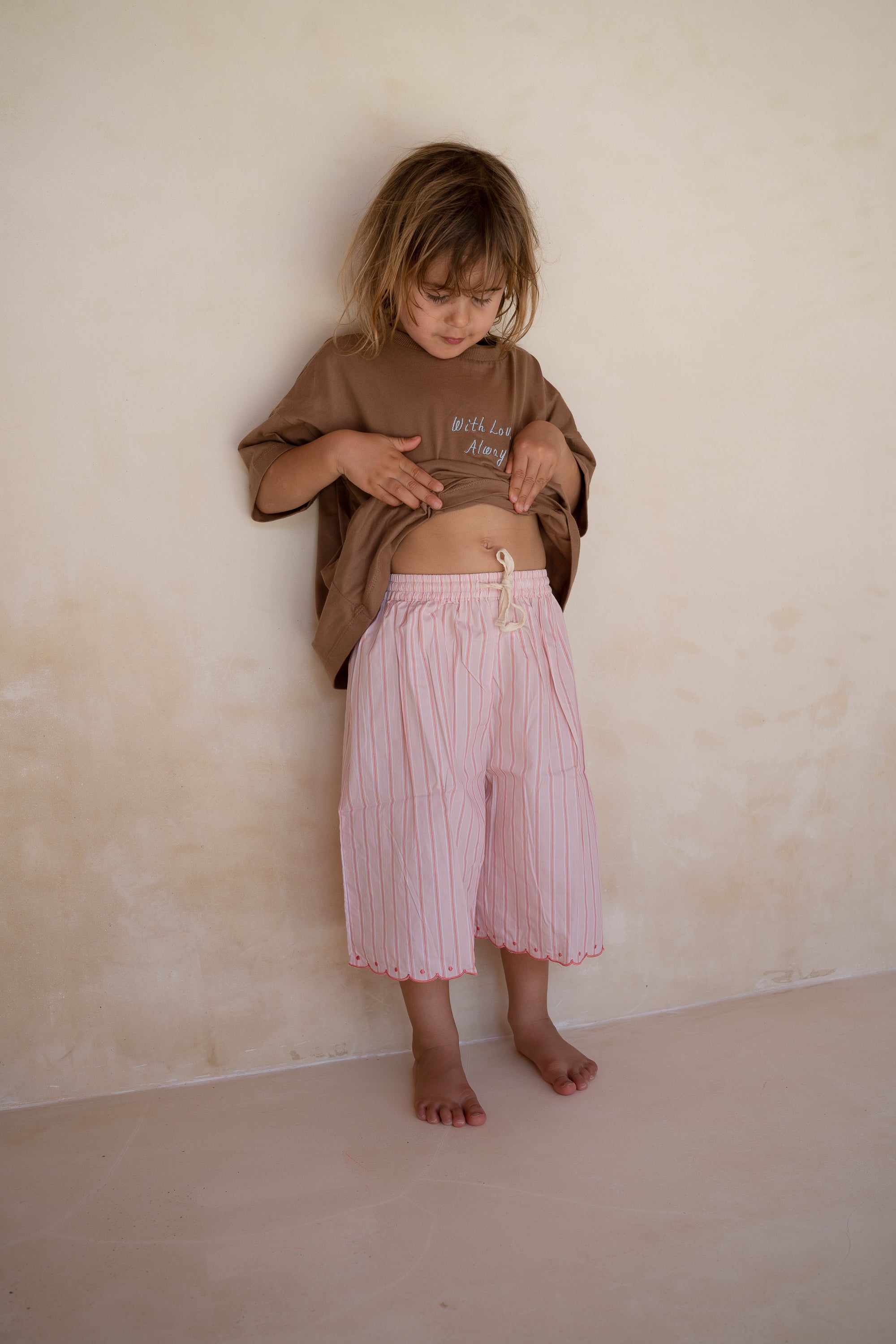 Fleur Pants | Pink Stripe