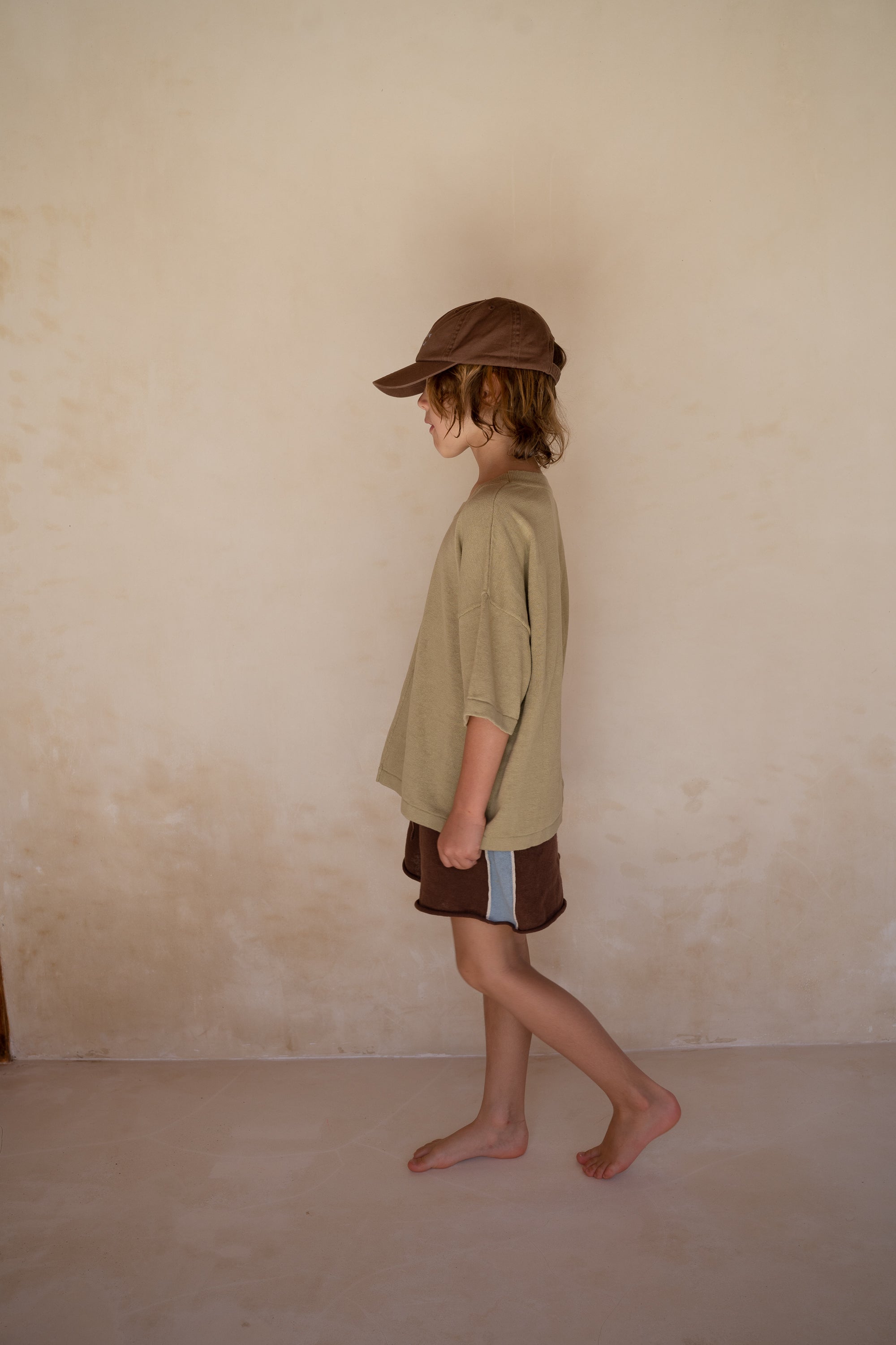 Lightweight Knit Shorts | Choc Contrast
